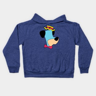 Huckleberry Hound Minimalist Kids Hoodie